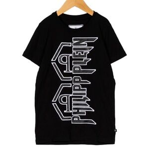 PHILIPP PLEIN JUNIOR Boys' Graphic Tee Shirt Size: 8